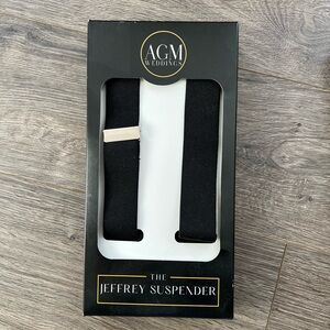 Men’s Black Suspenders